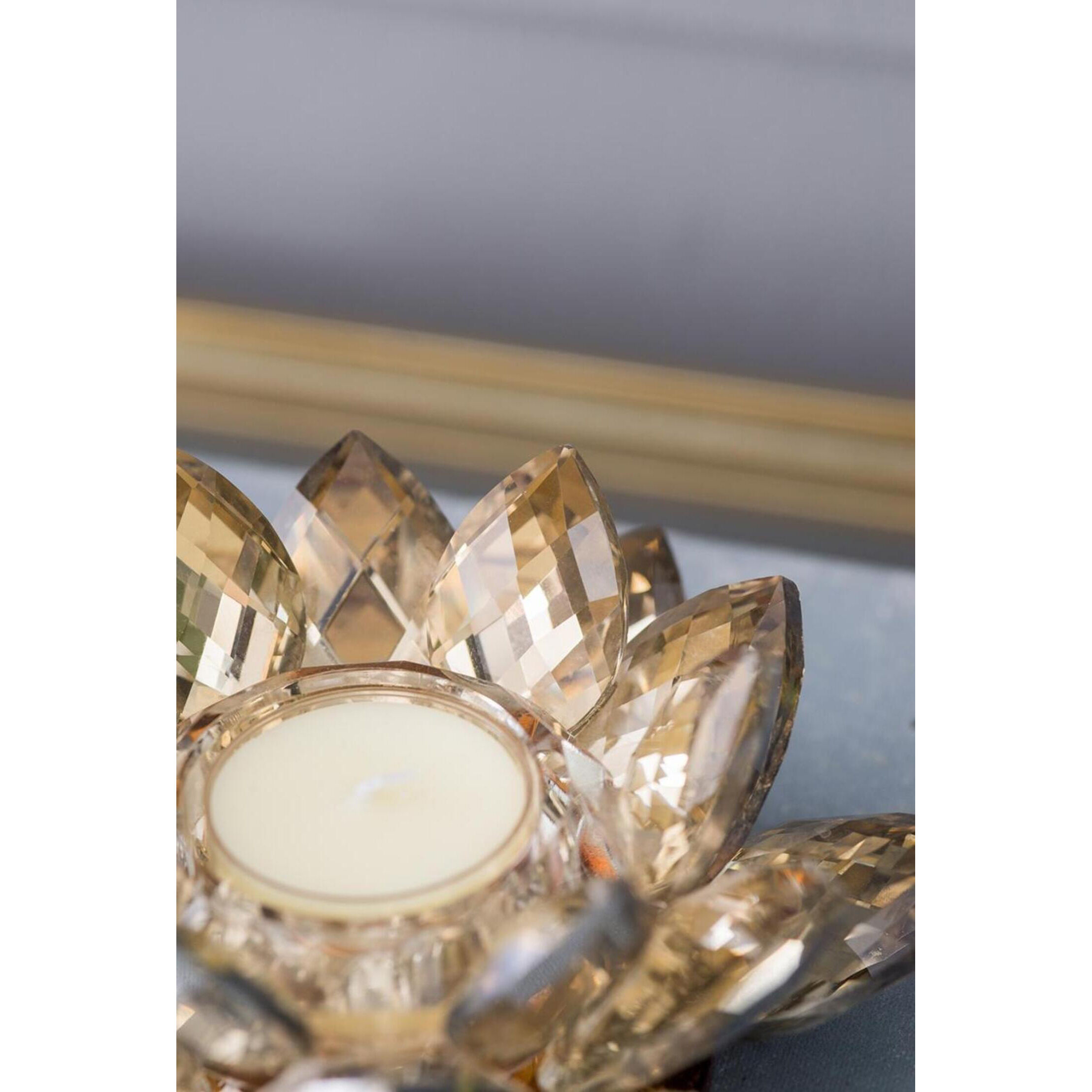Lotus 5.9 X 2.2 inch Candleholder