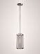 Metropolis 1 Light 7.5 inch Polished Nickel Mini Pendant Ceiling Light