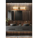 Warwick LED 32.5 inch Modern Gold Bathroom Vanity Wall Light