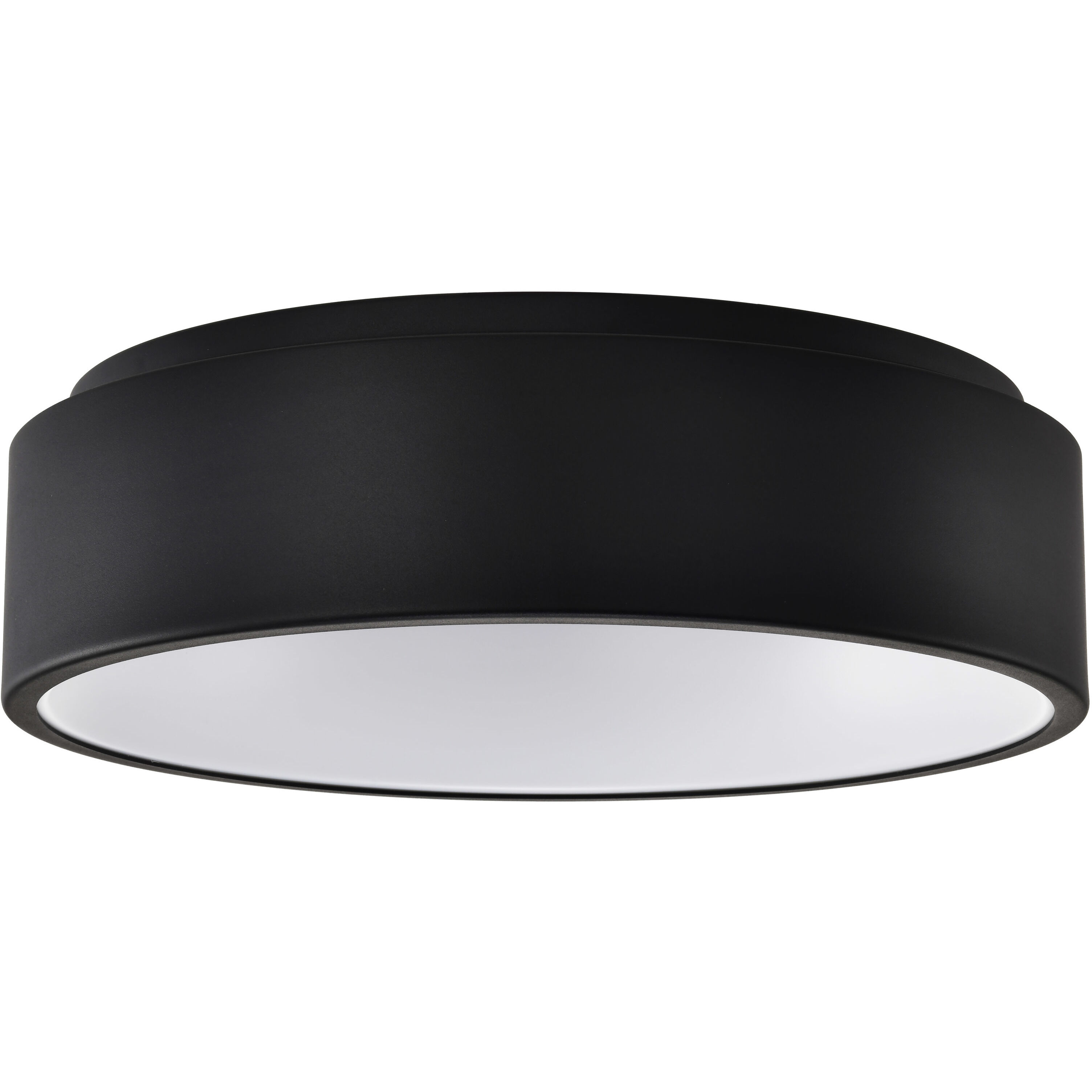 Orbit LED 17.75 inch Black Flush Mount Ceiling Light