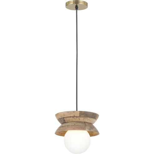 Kali 1 Light 9.8 inch Natural Pendant Ceiling Light