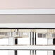 Ione 4 Light 20.5 inch Chrome Square Pendant Ceiling Light