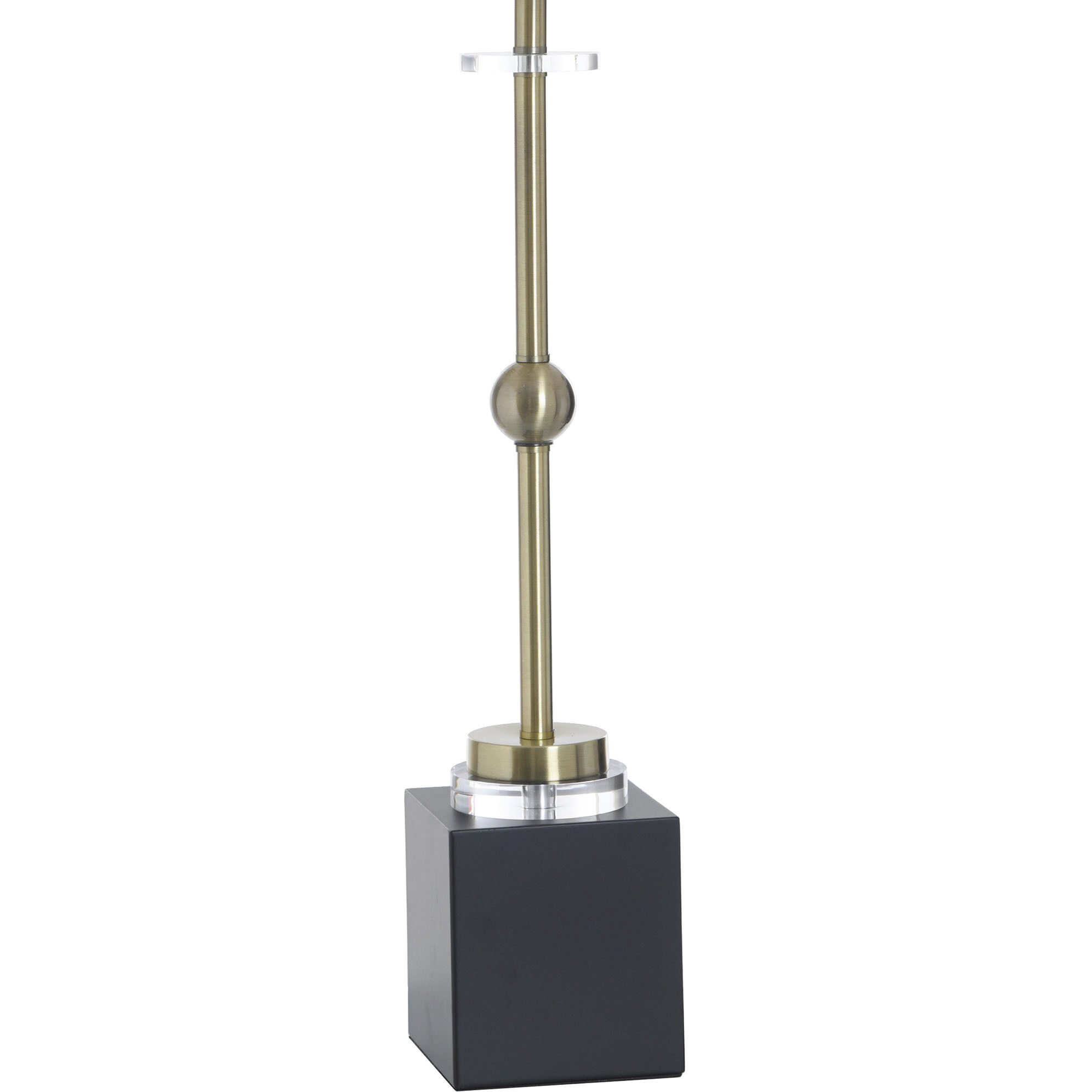 Halle 37 inch 100.00 watt Brushed Brass Table Lamp Portable Light