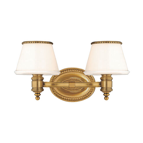 Richmond 2 Light 14.5 inch Flemish Brass Bath and Vanity Wall Light