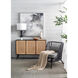 Pagar Natural and Grey Chair, With Cushion