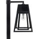 Aria 1 Light 98.38 inch Black Post Light, Solar