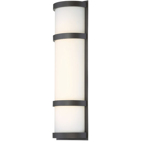Latitude LED 20 inch Bronze Outdoor Wall Light, dweLED