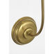 Thomas O'Brien Vendome LED 5.5 inch Hand-Rubbed Antique Brass Single Sconce Wall Light
