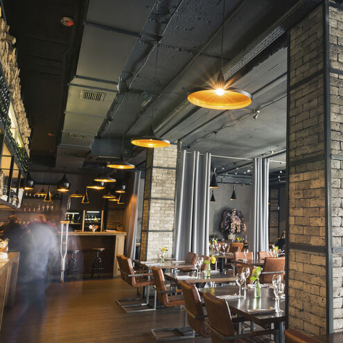 Ramos 1 Light 14 inch Black Pendant Ceiling Light