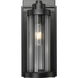 Braselton 1 Light 14 inch Powder Coated Black Outdoor Wall Sconce
