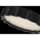 Signature Tarte LED 15.63 inch Black Flush Mount Ceiling Light