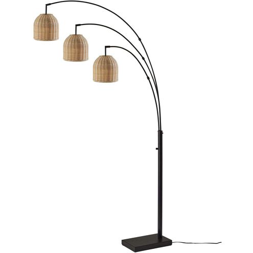 Bahama 82 inch 100.00 watt Dark Bronze Arc Floor Lamp Portable Light