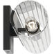 Jemsa 2 Light 18 inch Black Wall Sconce Wall Light
