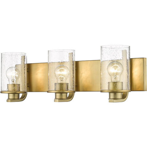 Beckett 3 Light 23 inch Olde Brass Vanity Wall Light