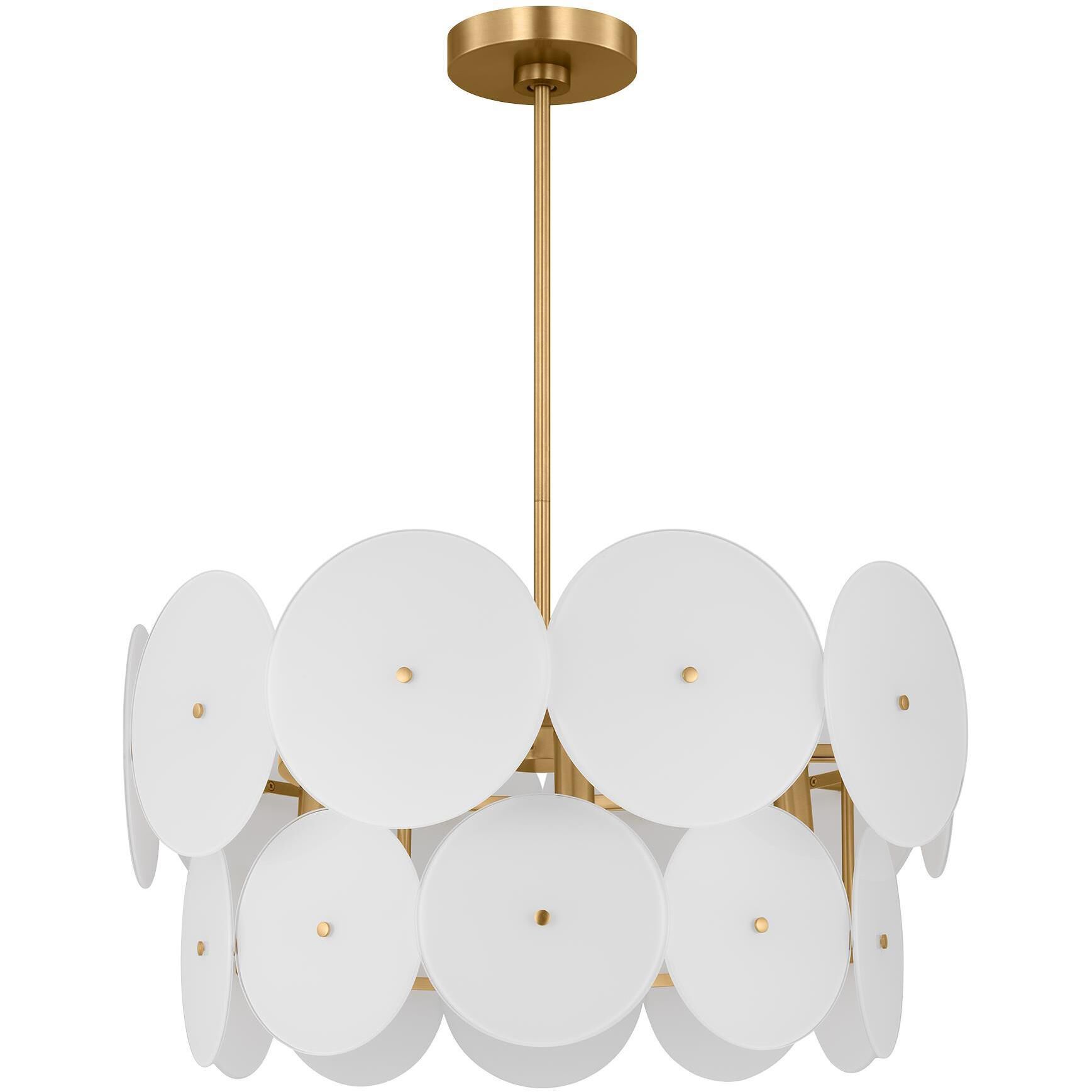 kate spade new york Emery 6 Light 23.88 inch Burnished Brass Chandelier Ceiling Light