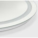 Mera 30 X 30 inch Might Bright White LED Wall Mirror