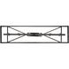 Lacey 6 Light 49 inch Polished Chrome and Black Pendant Ceiling Light