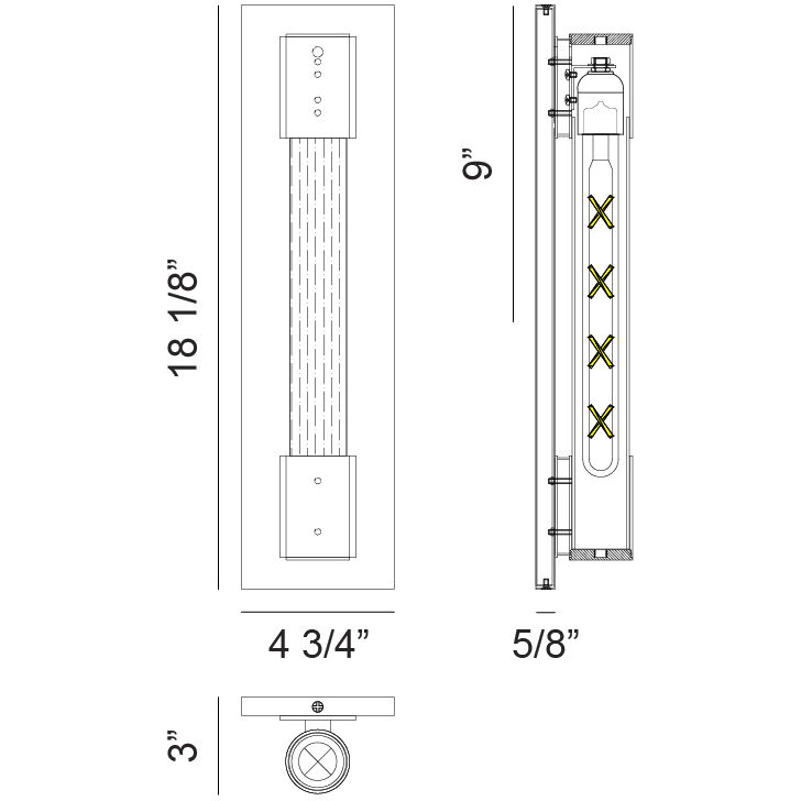 Riely Wall Sconce Wall Light in Matte Black