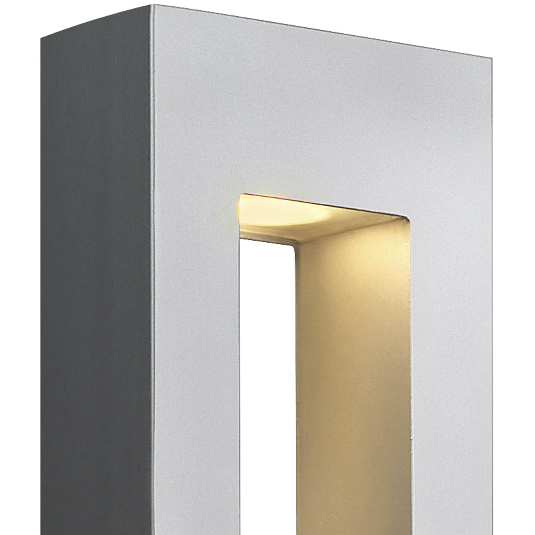 Atlantis LED 16 inch Titanium Outdoor Wall Mount Lantern, Medium