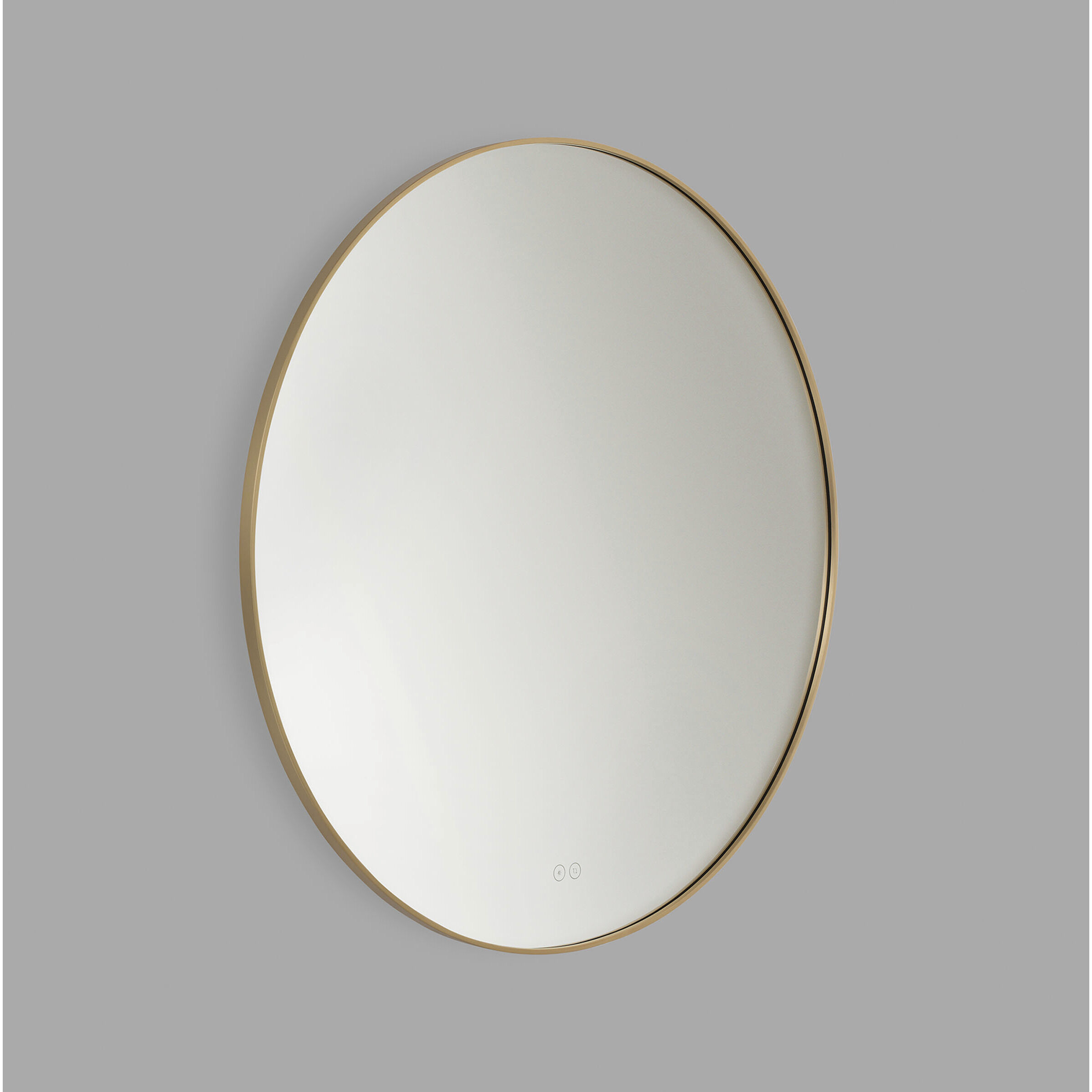 Cadre 36 X 36 inch Satin Brass Backlit Wall Mirror
