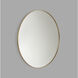 Cadre 36 X 36 inch Satin Brass Backlit Wall Mirror