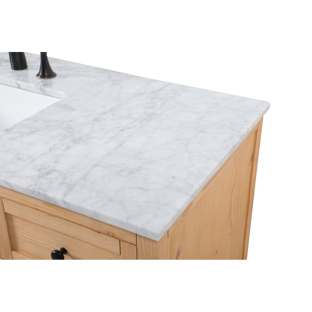 Franklin 42 X 22 X 35 inch Natural Wood Bathroom Vanity Cabinet