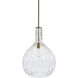 Harpo 1 Light 14 inch Gold Pendant Ceiling Light