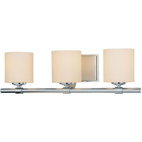 Slide 3 Light 23.8 inch Chrome Vanity Light Wall Light