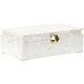 Arabelle 18.25 inch White/Cream Treasure Box