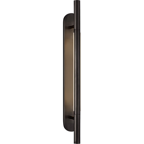 Kelly Wearstler Rousseau LED 2.5 inch Bronze Bracketed Sconce Wall Light, Medium