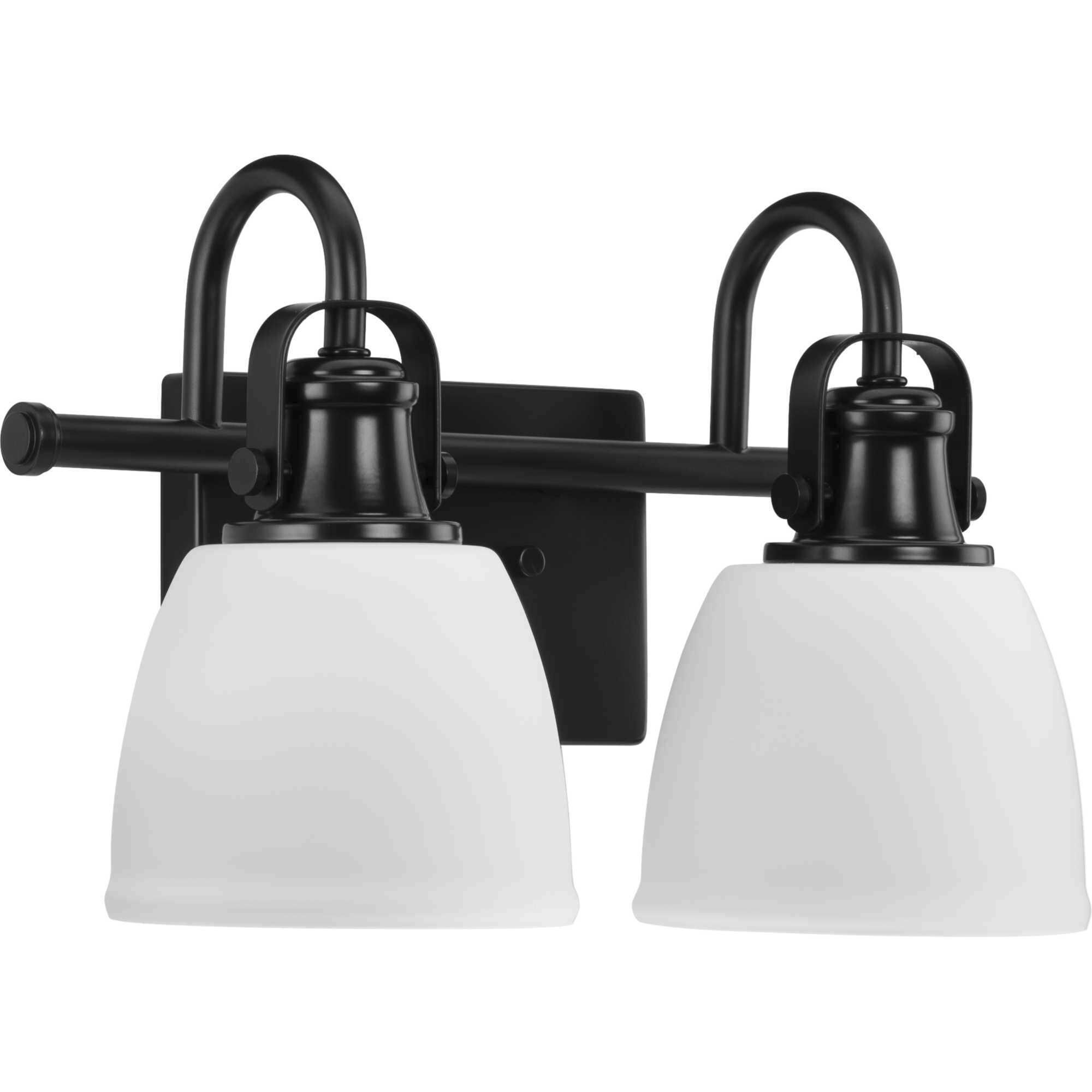 Preston 2 Light 14 inch Matte Black Vanity Light Wall Light