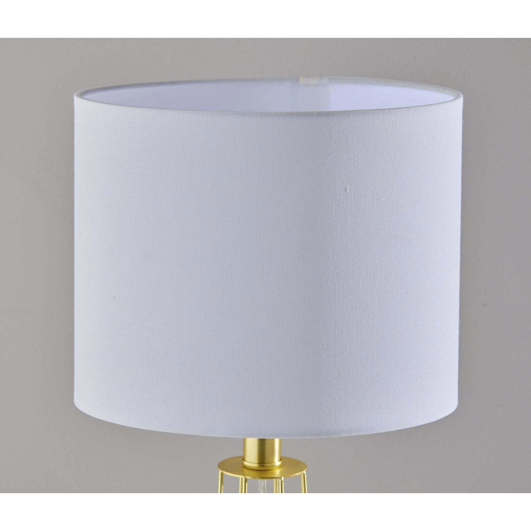 Stella 18.75 inch 60.00 watt Antique brass Table Lamps Portable Light, Simplee Adesso, 2 Pack