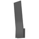 Nevis LED 18.13 inch Graphite Exterior Wall Sconce