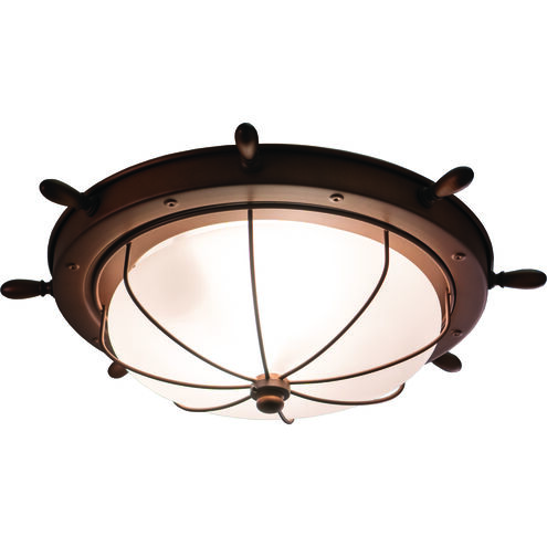 Orleans LED 15 inch Antique Red Copper Outdoor Ceiling