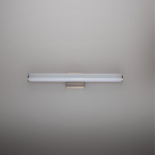 Rail LED 18 inch Satin Nickel Bath Vanity Wall Light