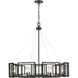 Marco 8 Light 35.38 inch Matte Black Chandelier Ceiling Light