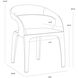 Atika Milliken Cognac Dining Armchair