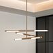 Overture LED 24 inch Champagne Gold Chandelier Ceiling Light