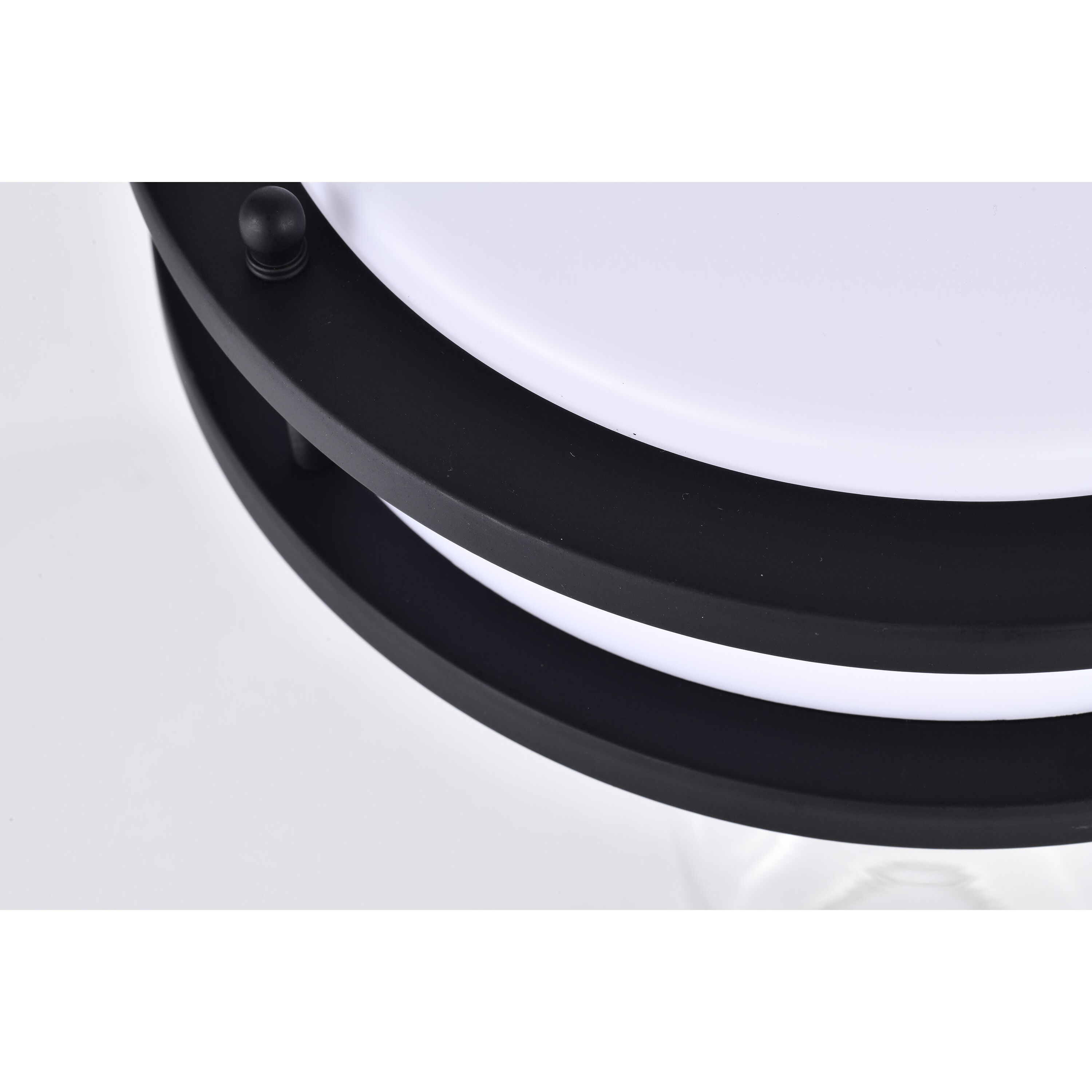 Glamour LED 10 inch Matte Black Flush Mount Ceiling Light