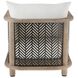 Emoto Pearl and Aged Bronze and Willow Outdoor Chair