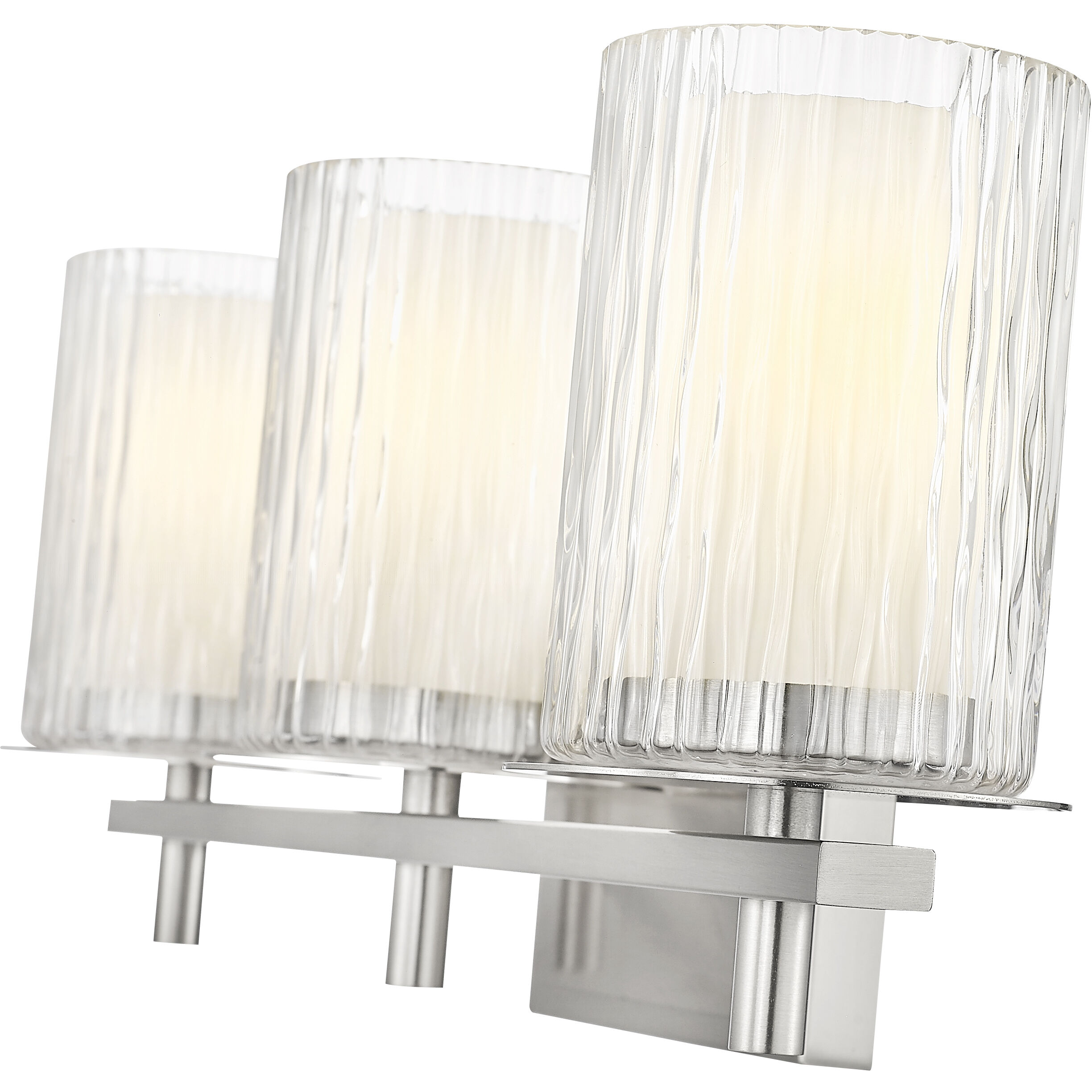 Grayson 3 Light 23 inch Brushed Nickel Vanity Wall Light