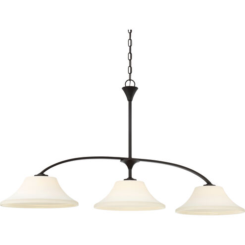 Fawn 3 Light 48.5 inch Mahogany Bronze Island Pendant Ceiling Light