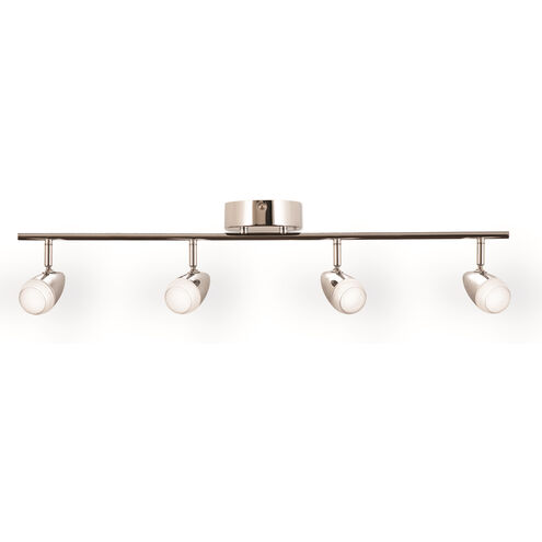 Eva 4 Light 120V Polished Chrome Fixed Rail Ceiling Light