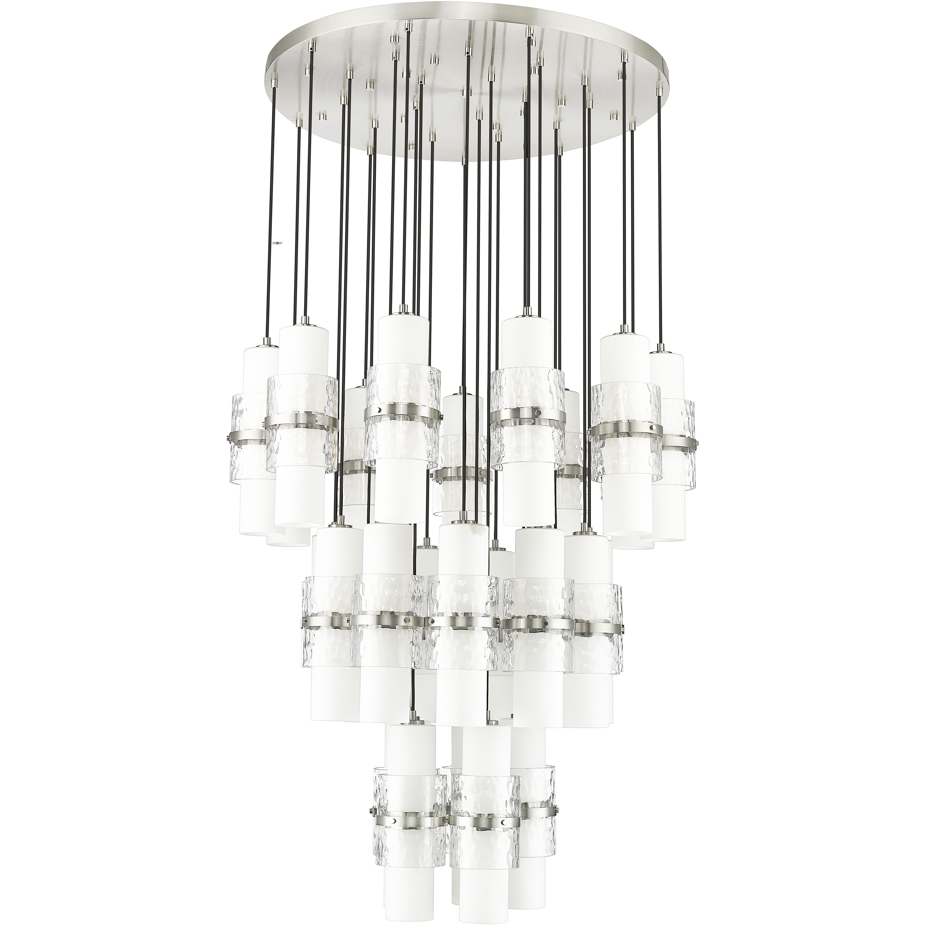 Cayden 27 Light 36 inch Brushed Nickel Chandelier Ceiling Light