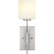 Tobin 1 Light 5 inch Brushed Nickel Wall Bracket Wall Light