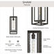 Shaw 1 Light 7 inch Antique Bronze Outdoor Pendant
