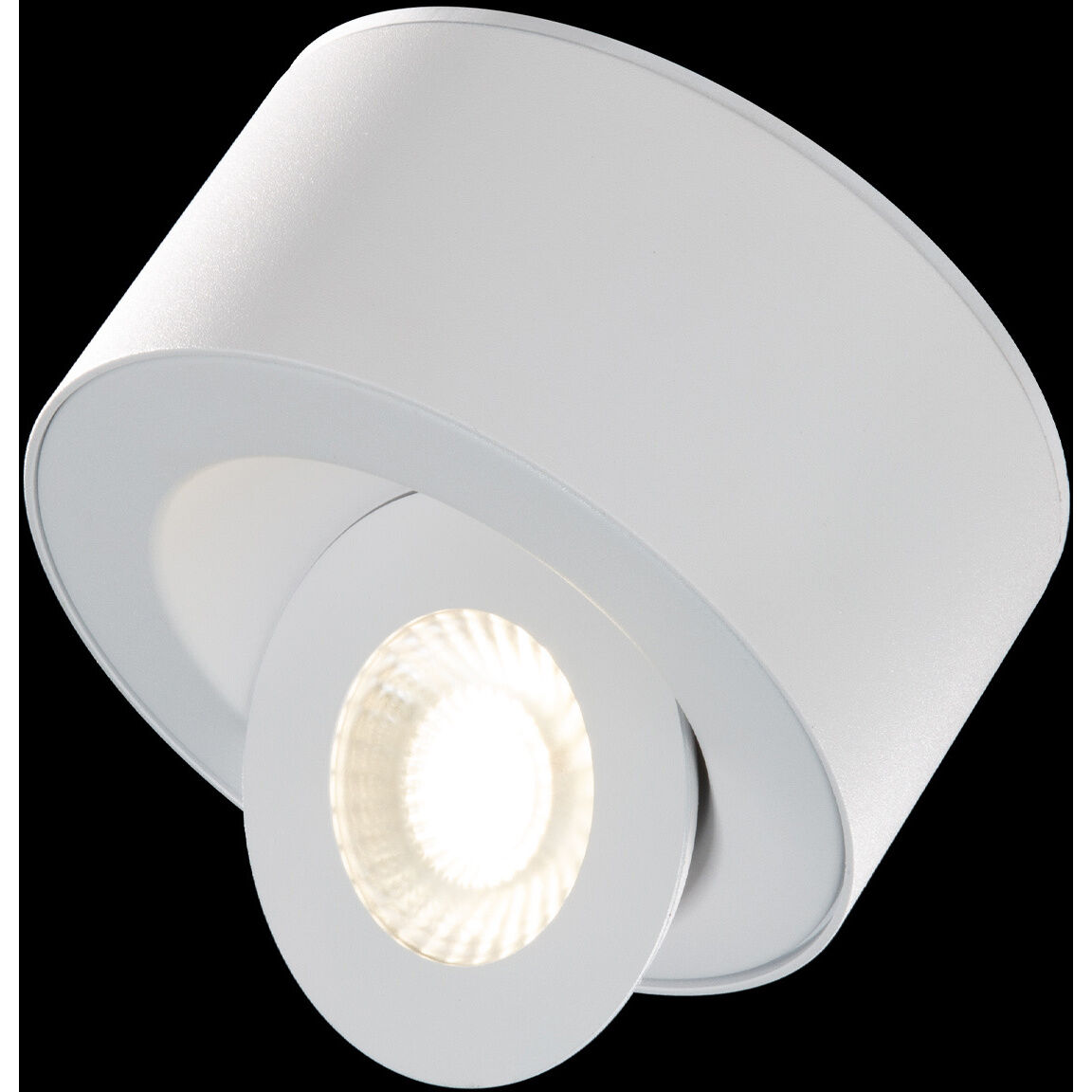 Peek LED 4.88 inch White Flush Mount Ceiling Light in 4000K, dweLED