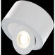 Peek LED 4.88 inch White Flush Mount Ceiling Light in 3000K, dweLED