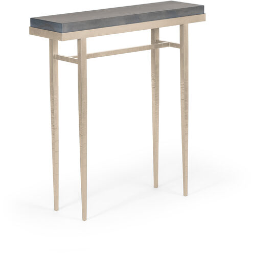 Wick 30 X 8.5 inch Soft Gold Console Table in Maple Grey
