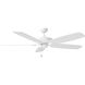 Colony 60 60 inch Matte White Ceiling Fan